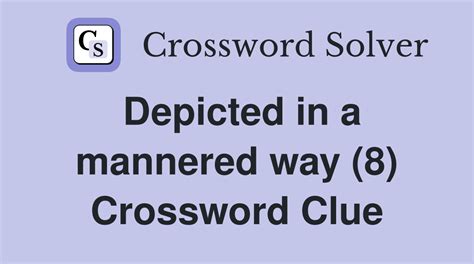 depicted crossword clue